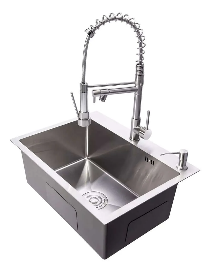 Hídrica Kit Cuba Inox 60x45 com Torneira Gourmet