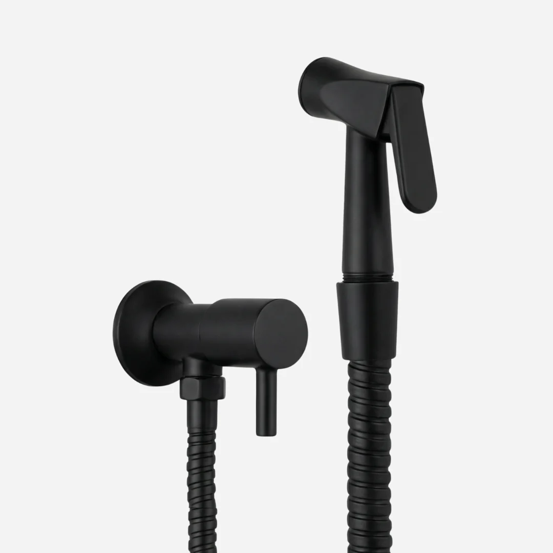 Ducha Higiênica Hídrica Completa 100% Metal 1/4 de Volta