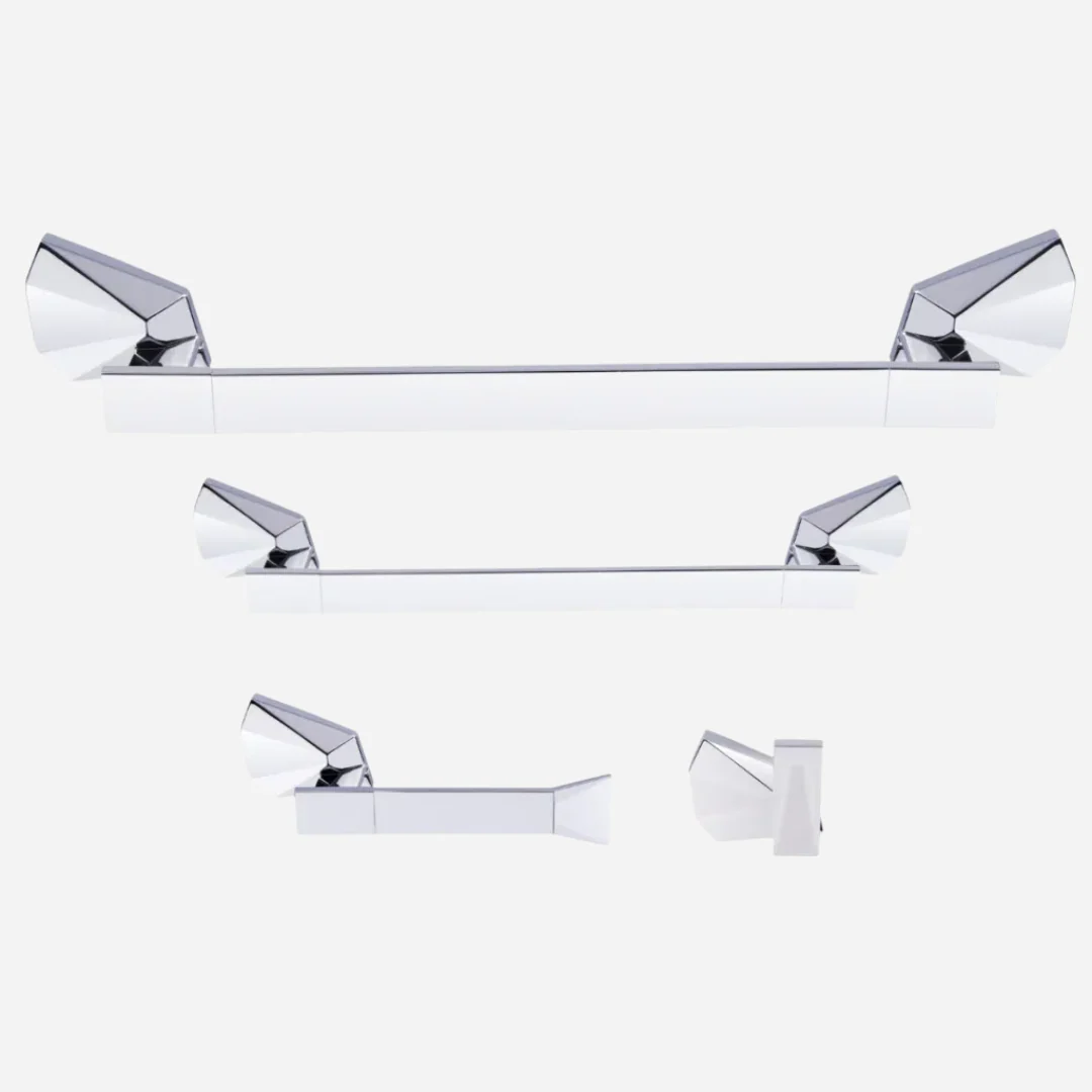 Hídrica Kit Completo de Penduradores Diamond 4 peças