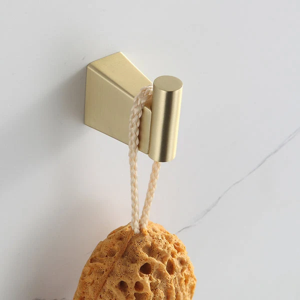 Hidrica Metais Kit Penduradores Minimal Dourado 4 Peças