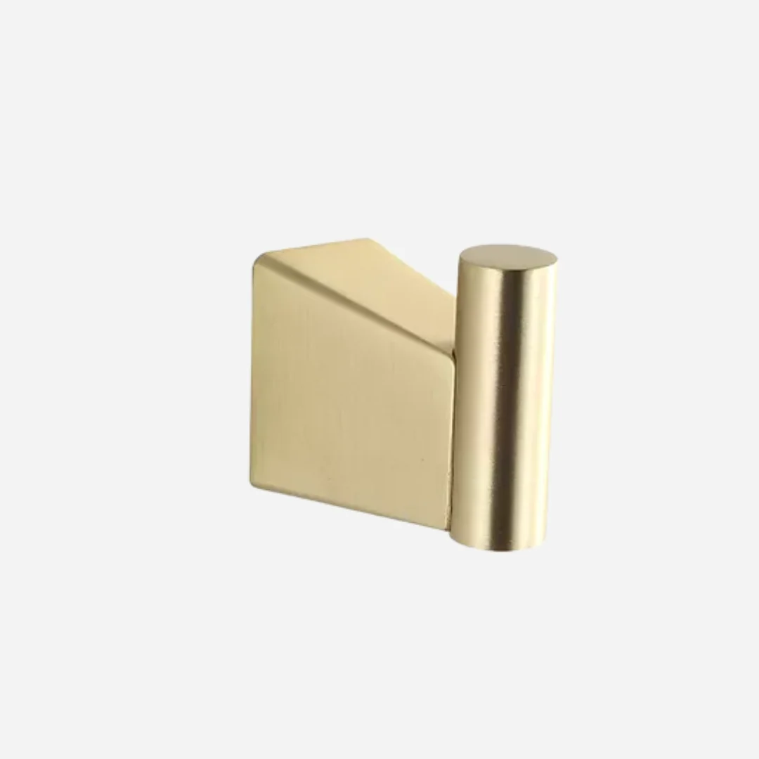 Hidrica Metais Kit Penduradores Minimal Dourado 4 Peças