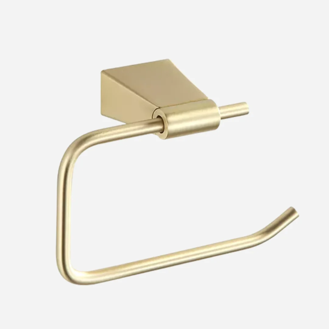Hidrica Metais Kit Penduradores Minimal Dourado 4 Peças