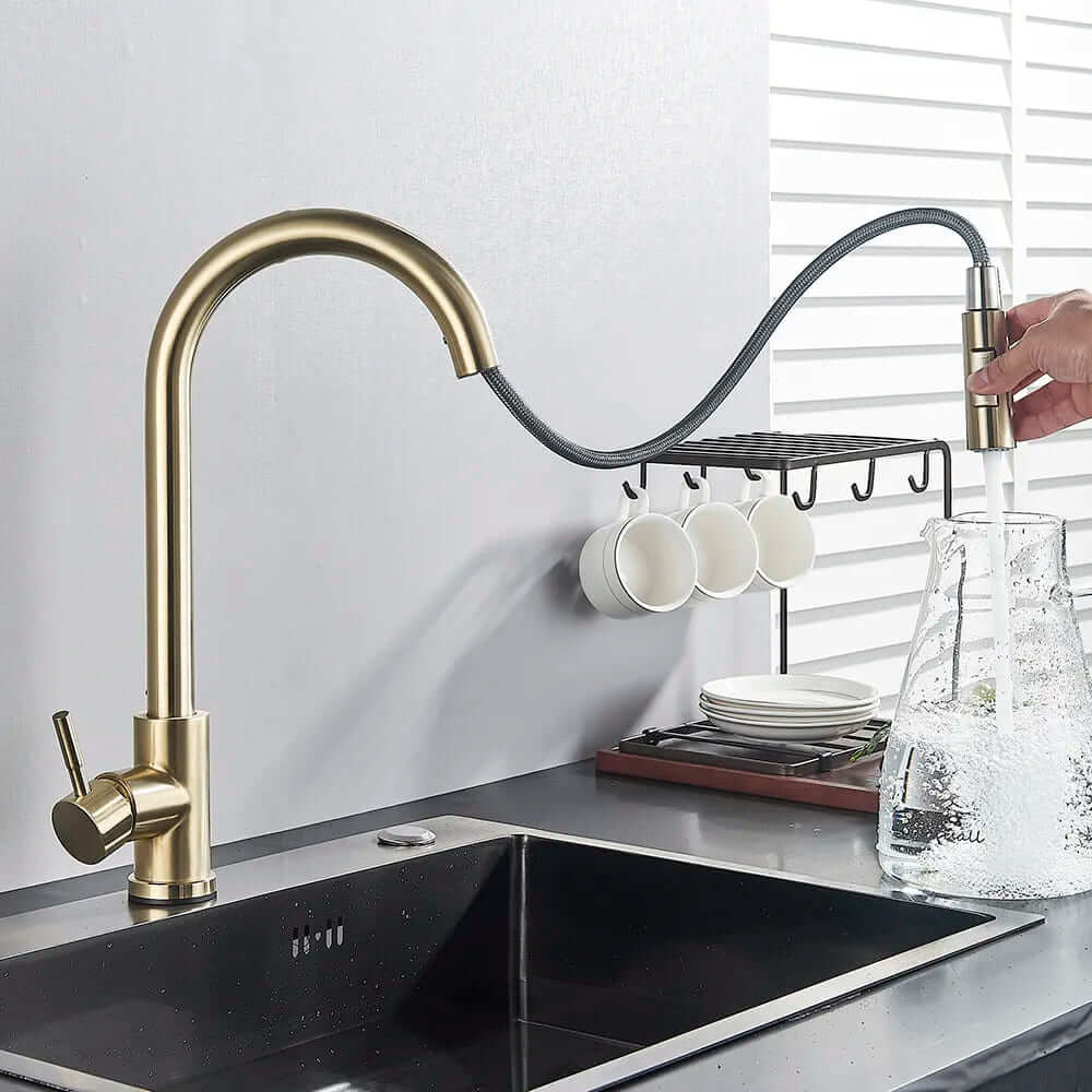 Hídrica Metais Torneira Gourmet com Sensor Touch Extensível