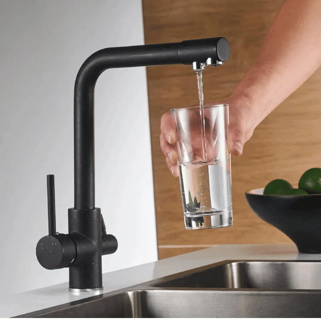 Hídrica Torneira Gourmet Giratória Para Filtro Inox 304
