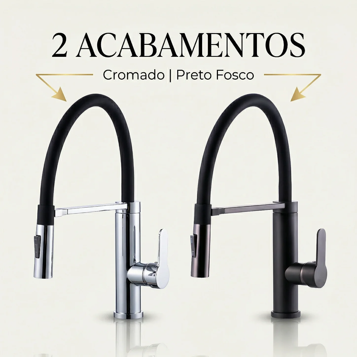 Hídrica Metais Torneira Gourmet Flex Monocomando