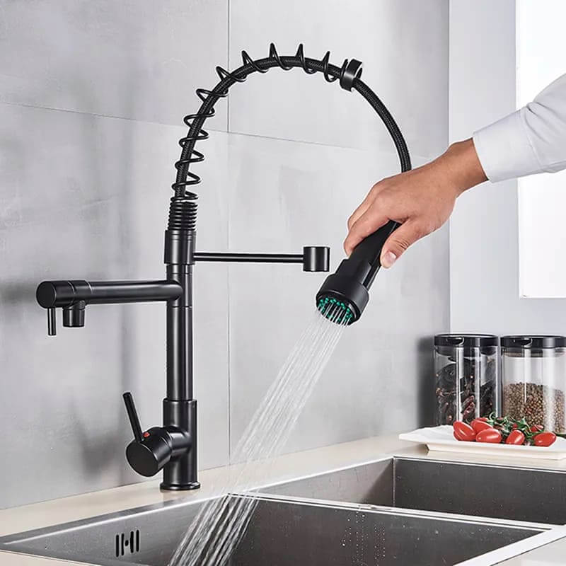 Hídrica Torneira Gourmet Monocomando Artisan Bica Dupla