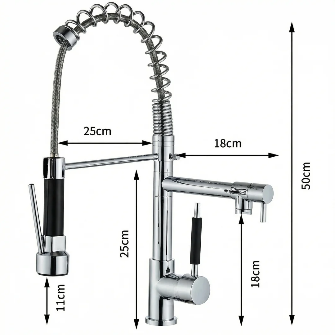 Hídrica Torneira Gourmet Monocomando Artisan Bica Dupla