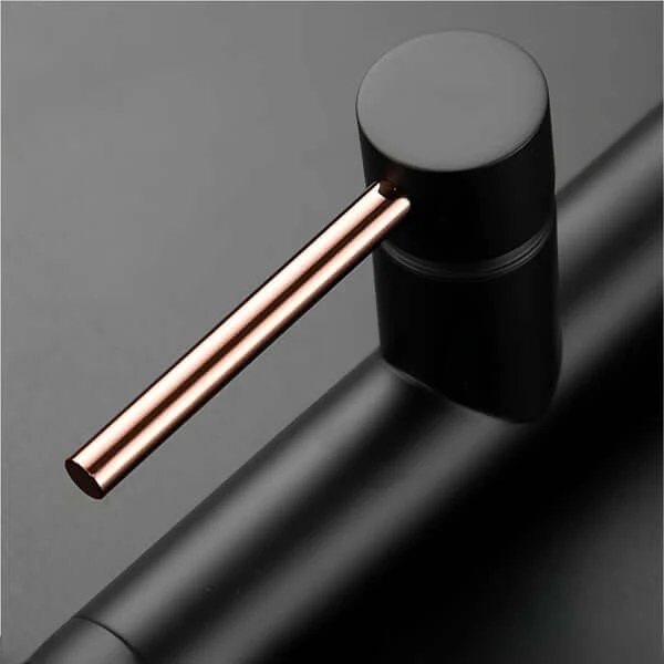 Hídrica Metais Torneira Gourmet Black Rosé Sensor Touch
