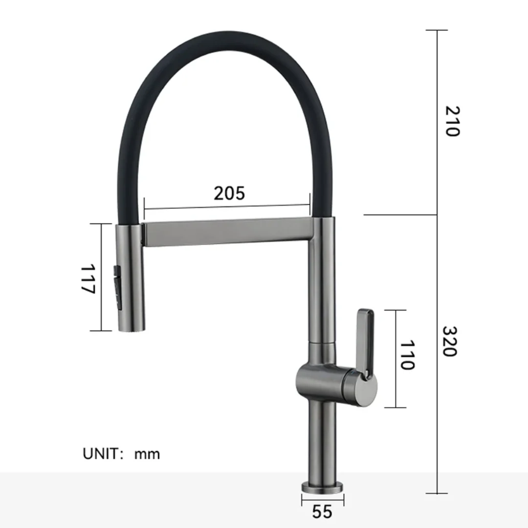 Hídrica Torneira Gourmet Monocomando Orbe Flex