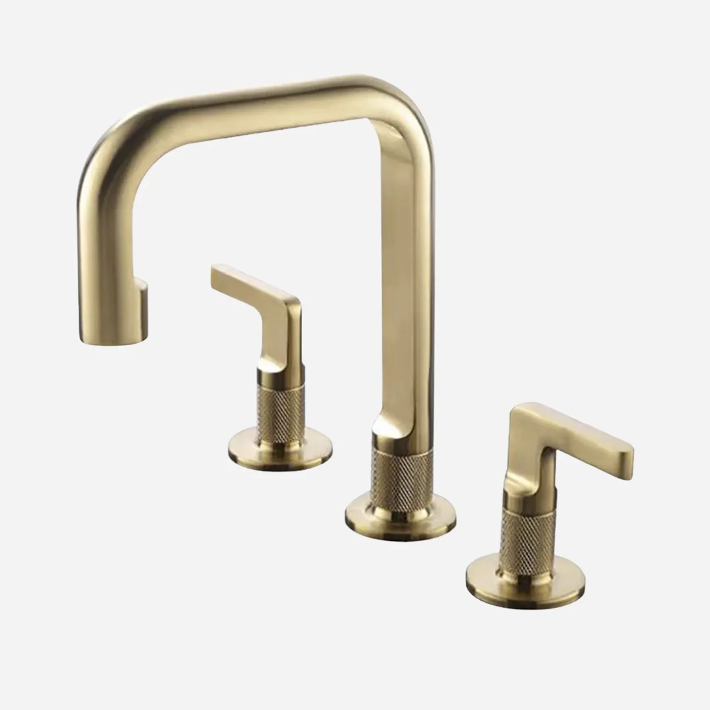 Lexxa Bagno Misturador Duplo Comando Fillet Ouro Escovado
