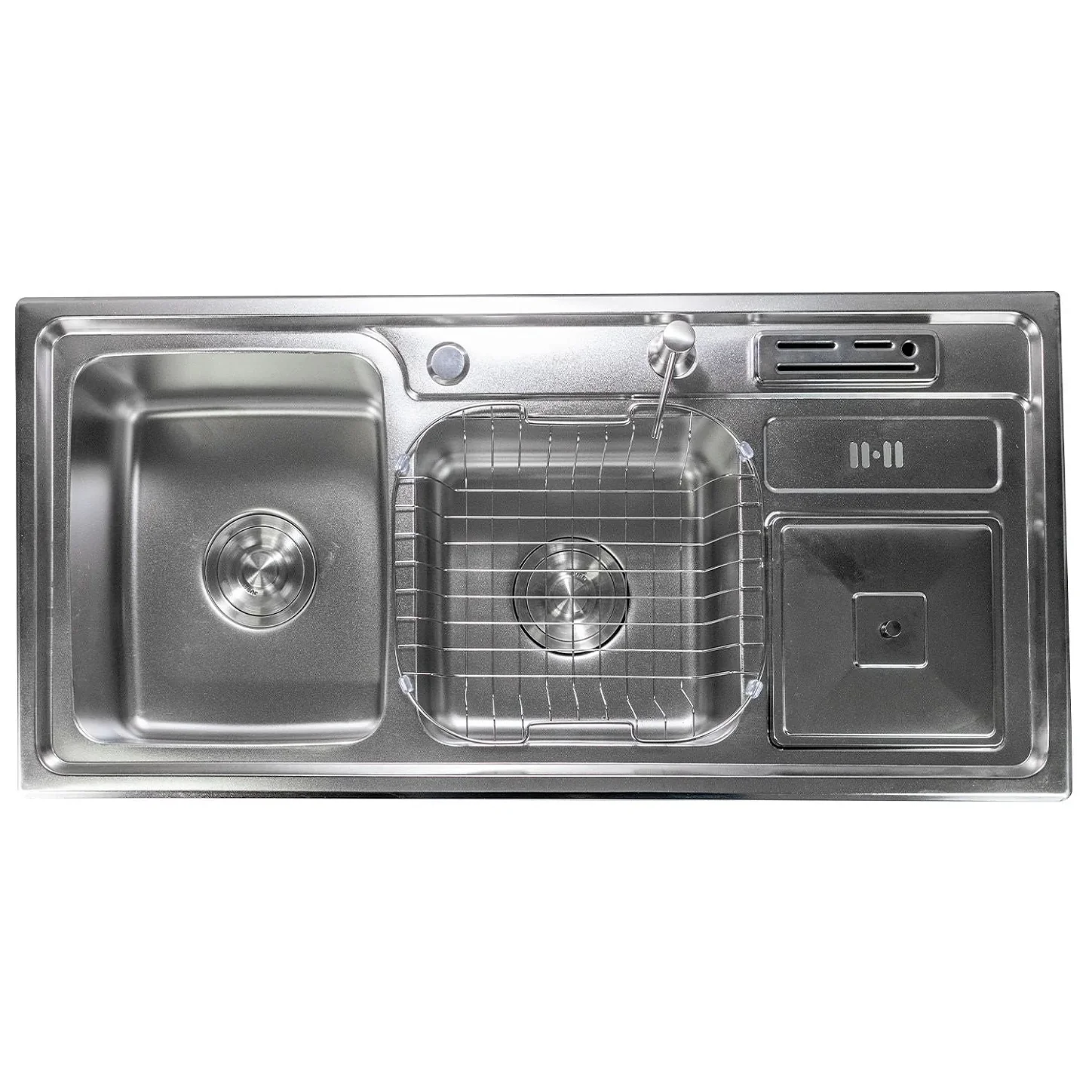 Hídrica Metais Cuba Noronha 91x43 Aço Inox com Acessórios