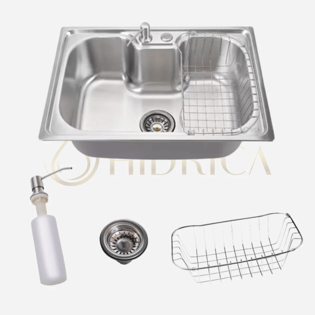 Hídrica Metais Cuba Inox 50x40 Com Acessórios