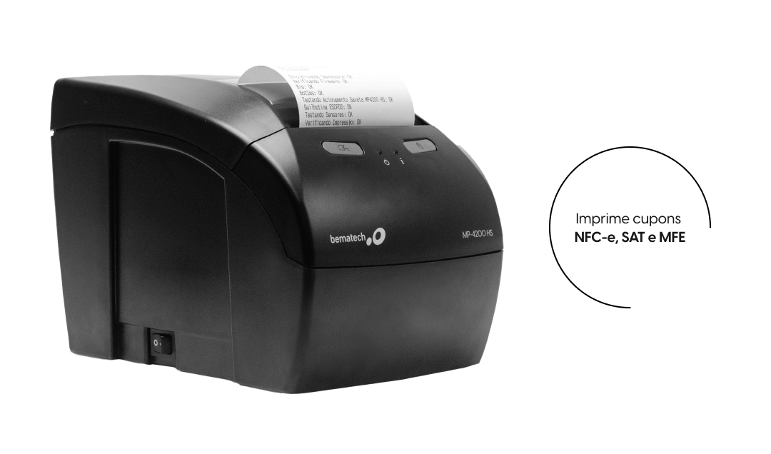 Impressora Térmica Não Fiscal Bematech MP-4200 HS USB Ethernet Serial