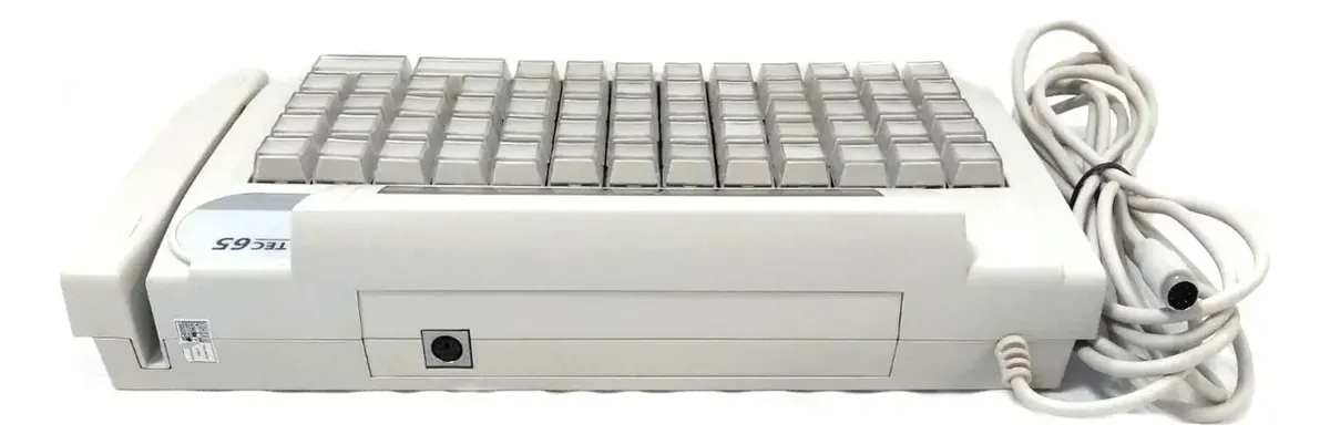 Teclado Programável Gertec TEC-E 65-A PS/2 V2 com Display (Seminovo)