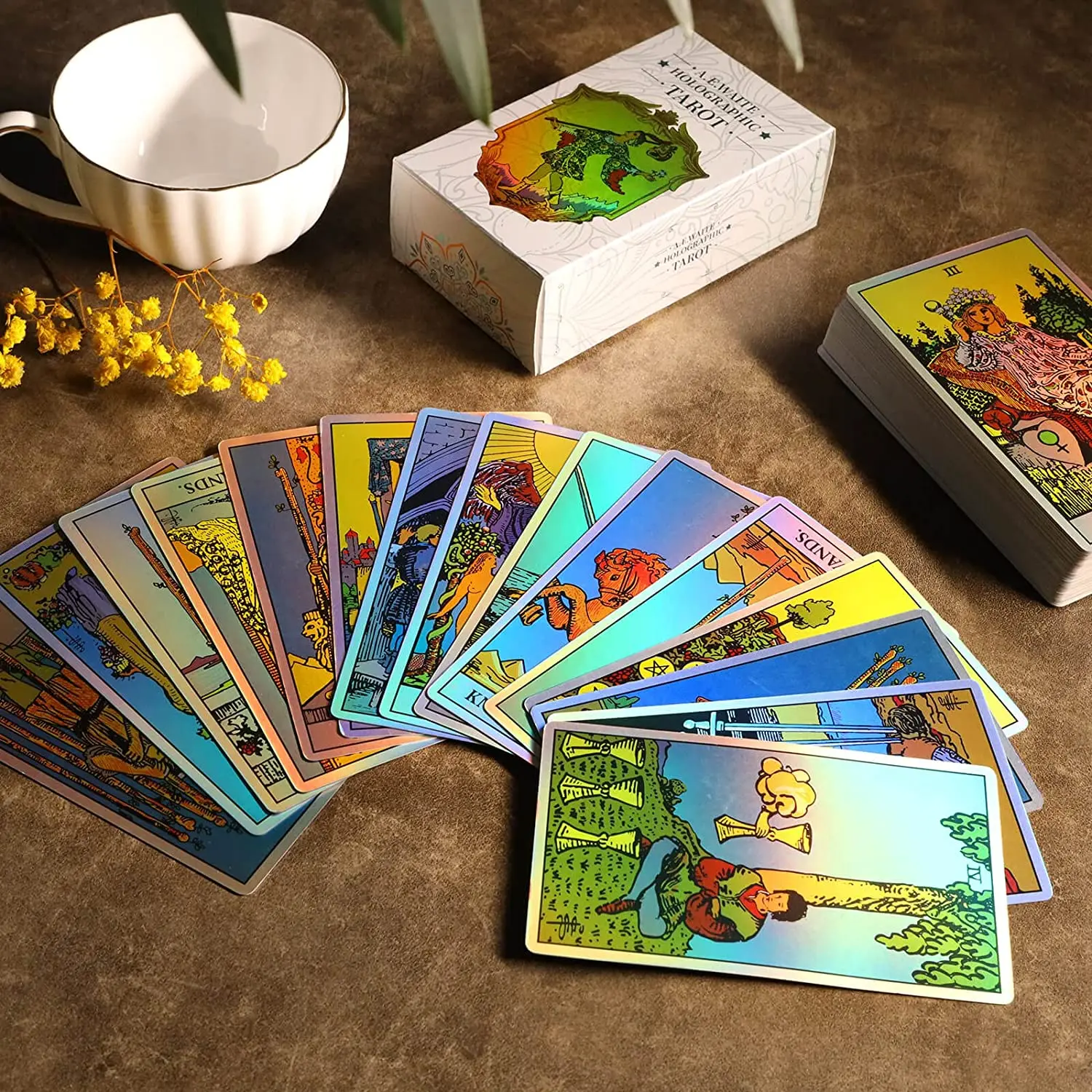 Baralhos de cartas de tarô MagicSeer Rainbow