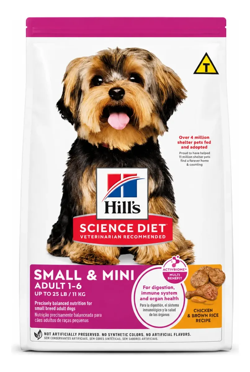 Ração Hill's Science Diet para Cães Adulto Pequenos e Mini 7,03 Kg