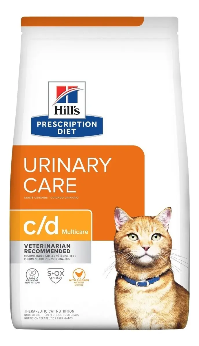 Ração Hill's Diet Urinary Care c/d Gato Adulto Frango 1.8 kg