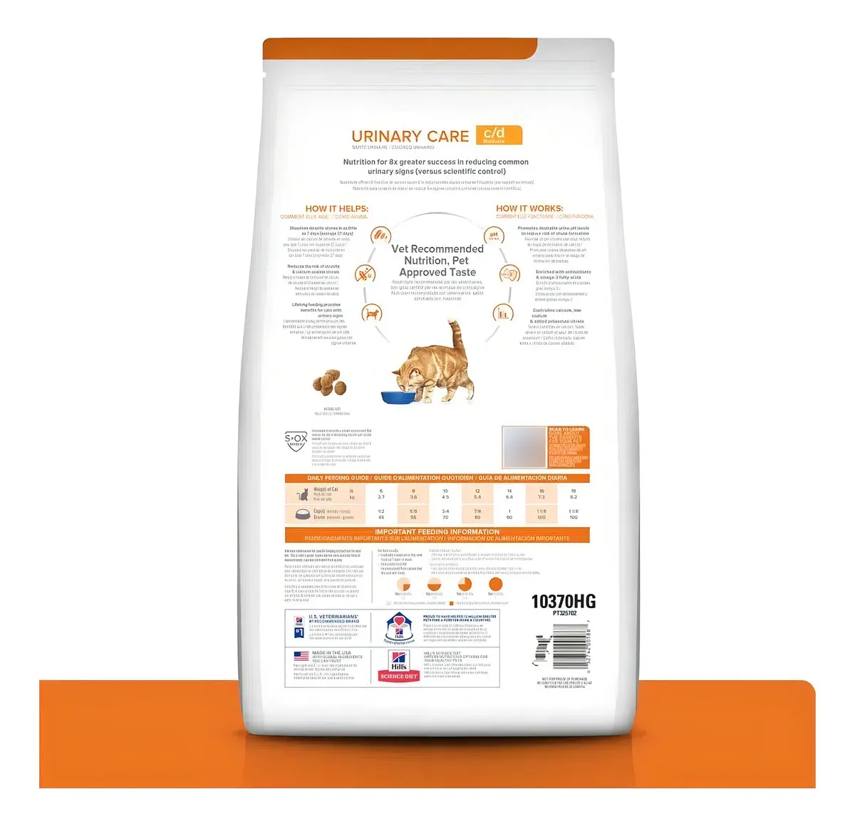Ração Hill's Diet Urinary Care c/d Gato Adulto Frango 1.8 kg