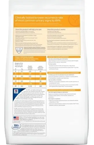 Ração Hill's Diet Urinary Care c/d Gato Adulto Frango 1.8 kg