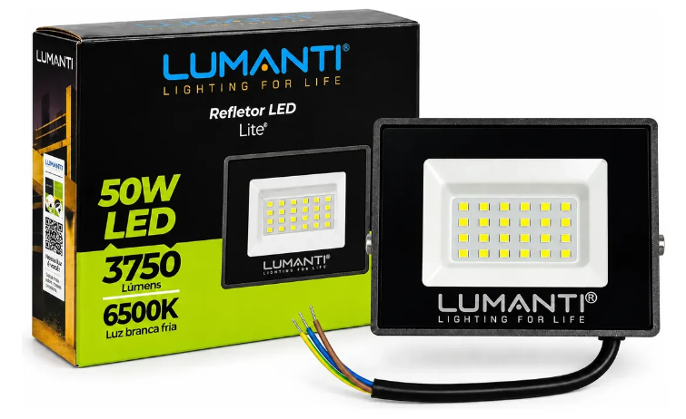 Refletor Lite Led 50w Lumanti