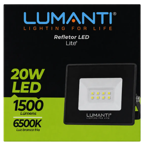 Refletor Lite Led 20w Lumanti