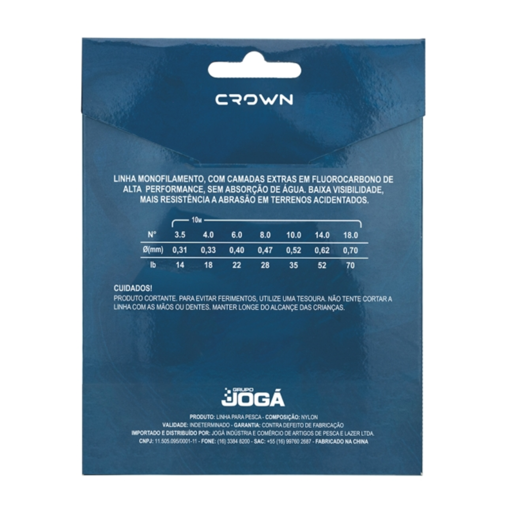 CROWN LINHA FIBER LEADER  0,70MM 10MT