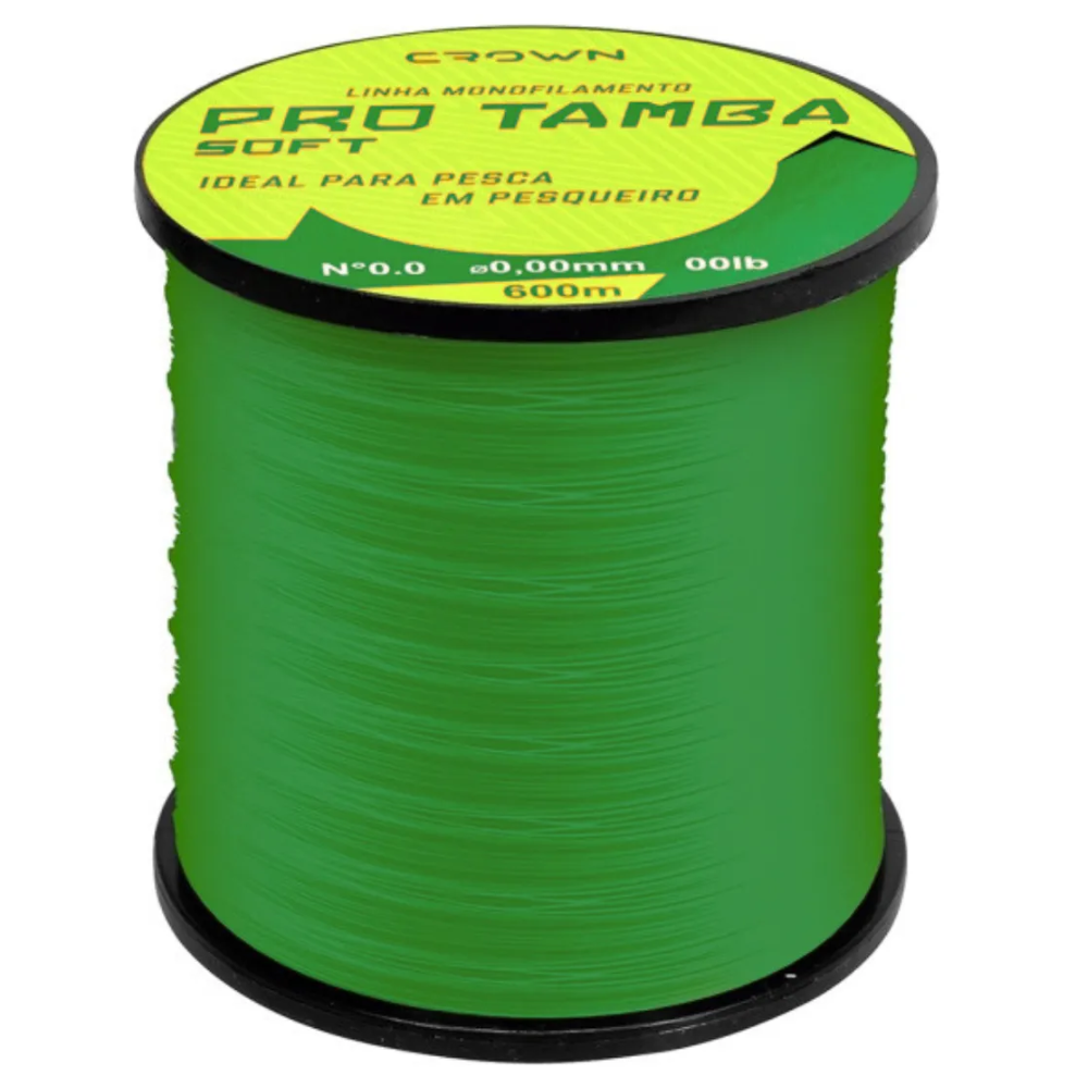 CROWN LINHA PRO TAMBA SOFT GREEN - 0,40MM 600MT