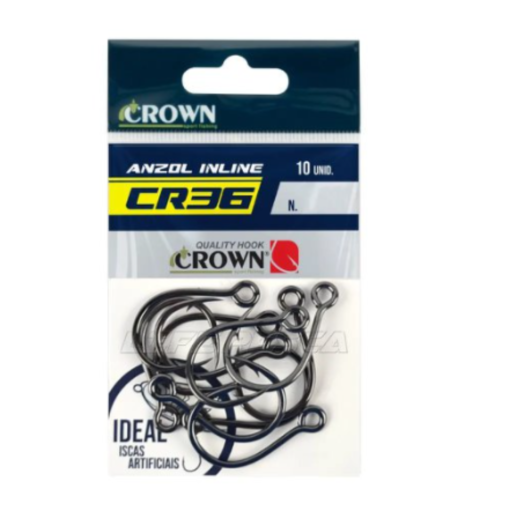 CROWN ANZOL INLINE CR36 BLACK N6 C/10