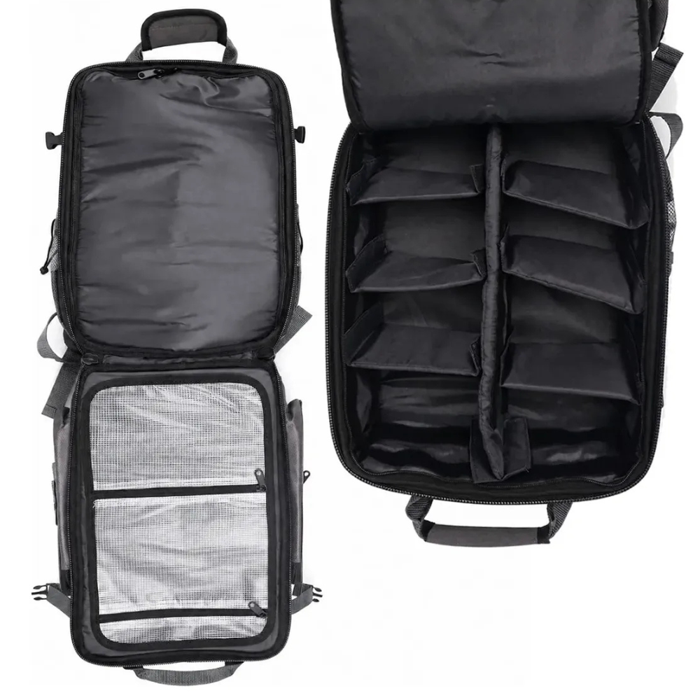 DAISEN MOCHILA COM 03 ESTOJOS BLACK