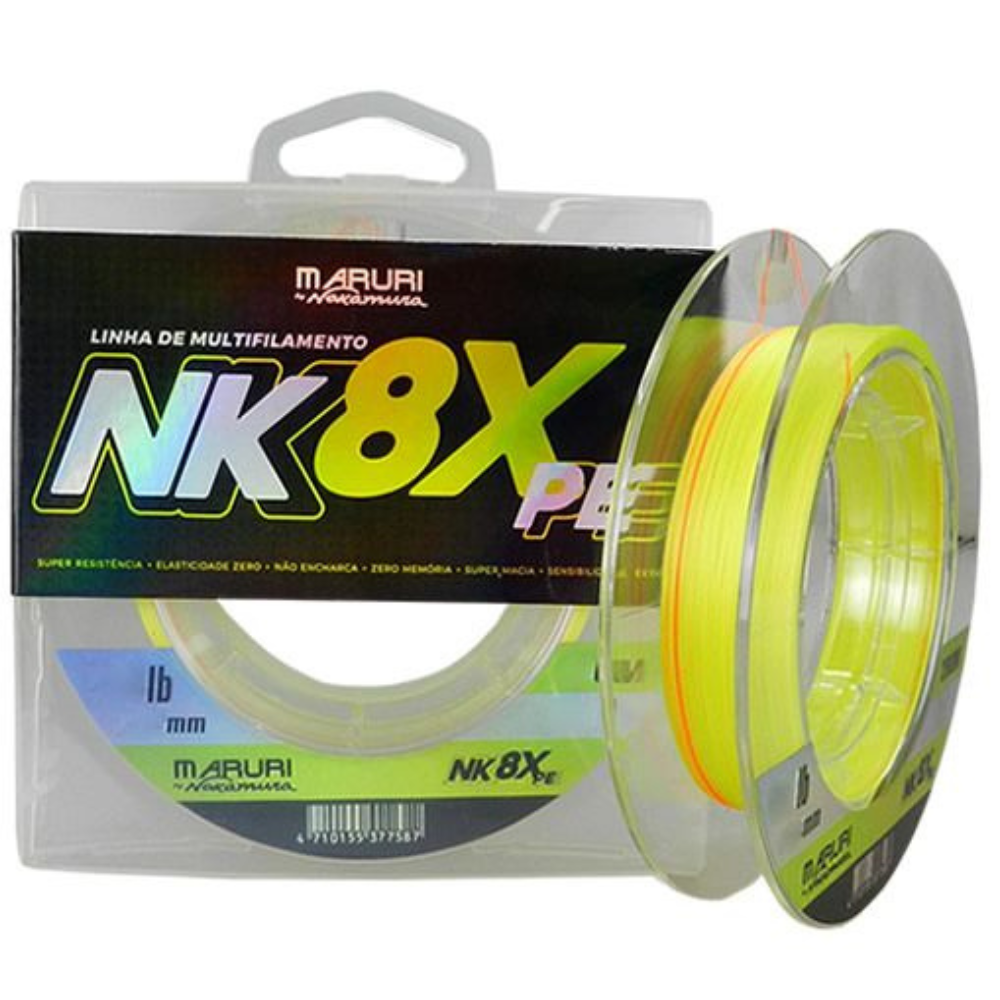MARURI LINHA MULT NK 8X AMARELO 0,33MM 200M