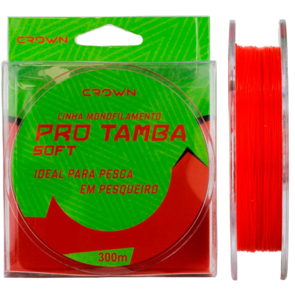 CROW LINHA PRO TAMBA SOFT ORANGE 0,40MM 300MT