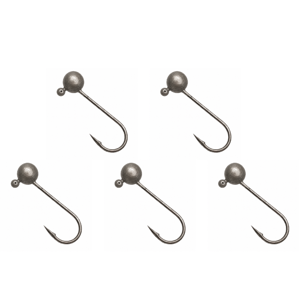CHUMBADA ANZOL JIG HEAD 1/0 90° FACETADO 12G NATURAL 5UN