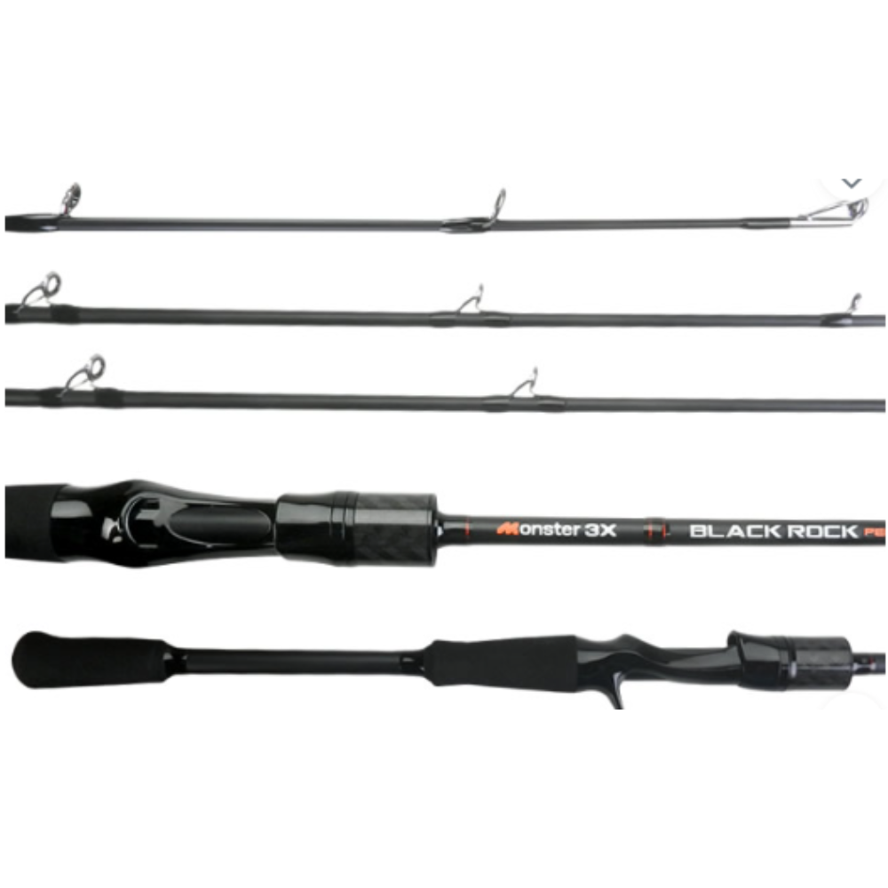 MONSTER 3X VARA M3X BLACK ROCK SENSITIVE CARRET 63' 10LBS 1P