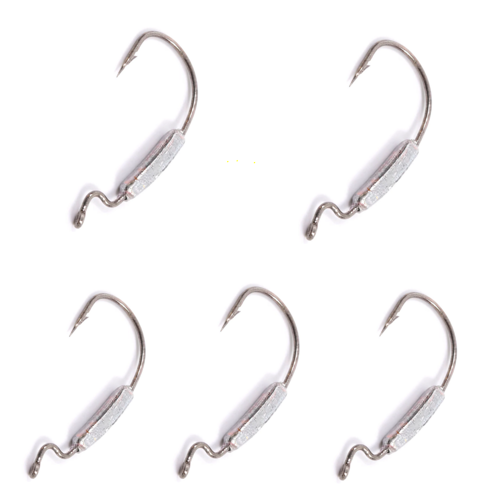 KIT CHUMBADA ANZOL JIG HEAD EWG LASTREADO 3/0 5.5G 5UN