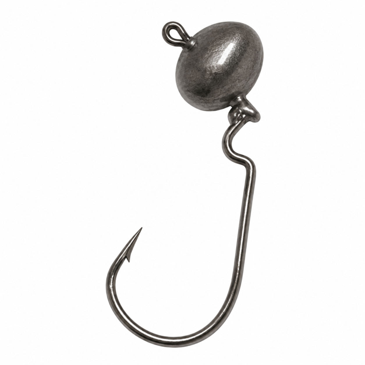CHUMBADA ANZOL JIG HEAD OFFSET ART FOOTBALL 2/0 18G NATURAL 1UN