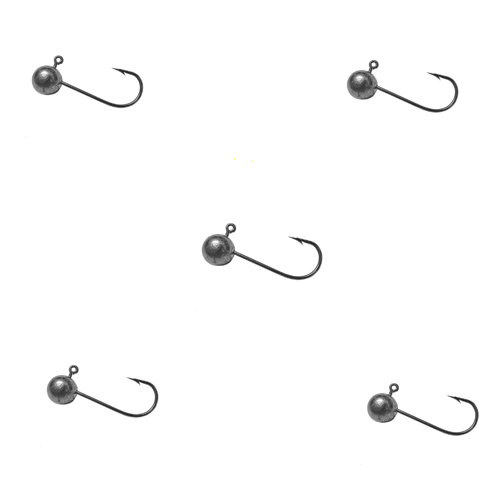 KIT 5 UN MATADEIRA ANZOL JIG HEAD 2/0 12G