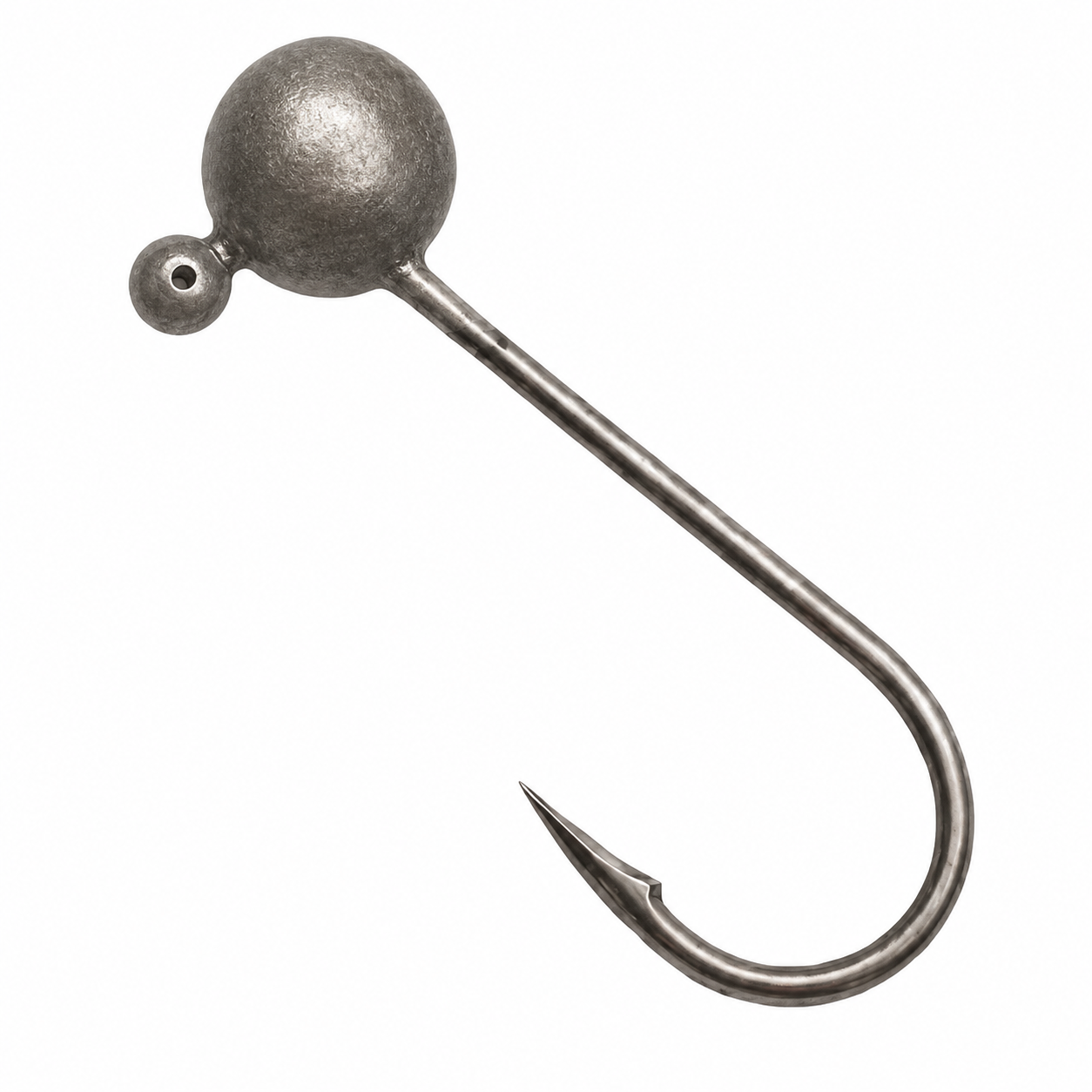 CHUMBADA ANZOL JIG HEAD 1/0 90° FACETADO 12G NATURAL 1UN