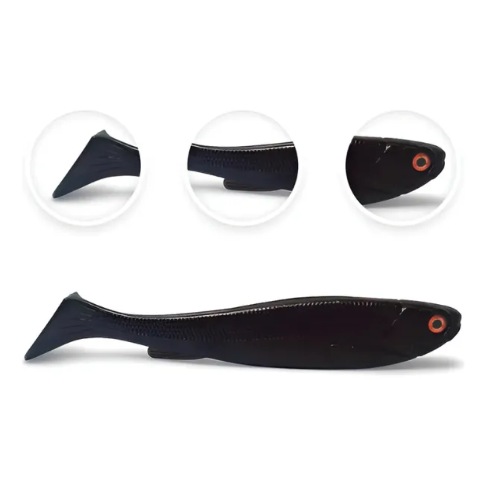 MONSTER 3X ISCAS SHADS YOSHI 10,5CM BLACK 3UN