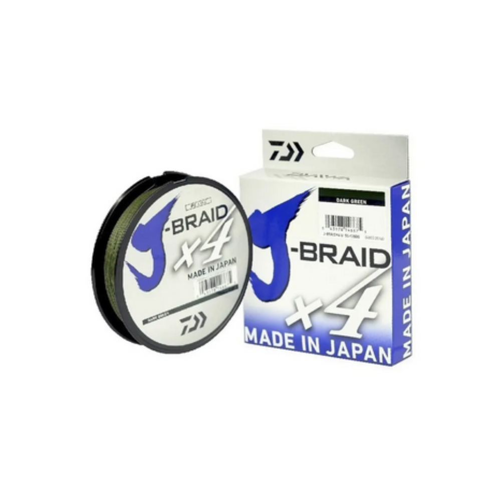 DAIWA LINHA JBRAID X4 MULT VERDE 50LB 135M 33MM