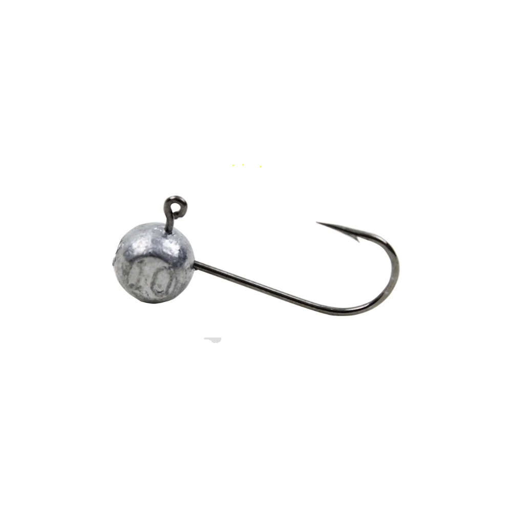 CHUMBADA ANZOL JIG HEAD 1/0 90° FACETADA 10G NATURAL