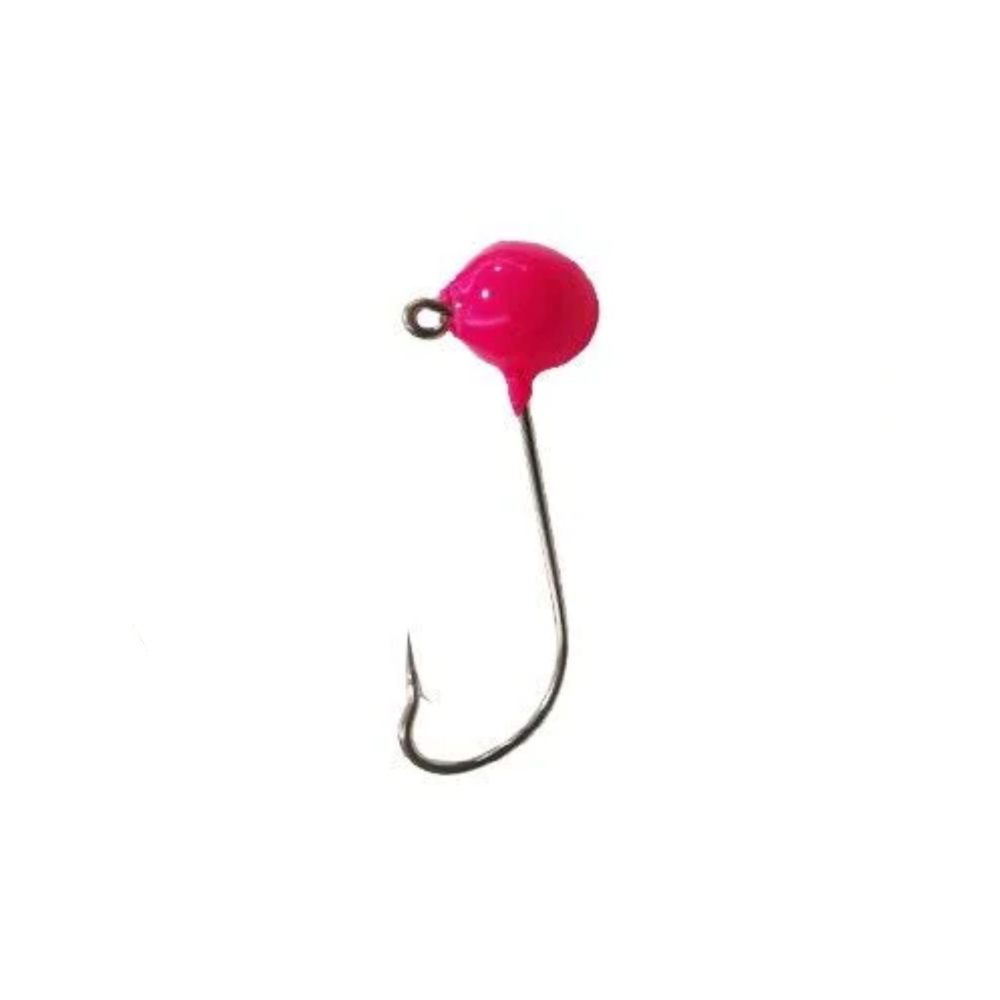CHUMBADA ANZOL JIG HEAD 3/0 90° FACETADA 12G ROSA