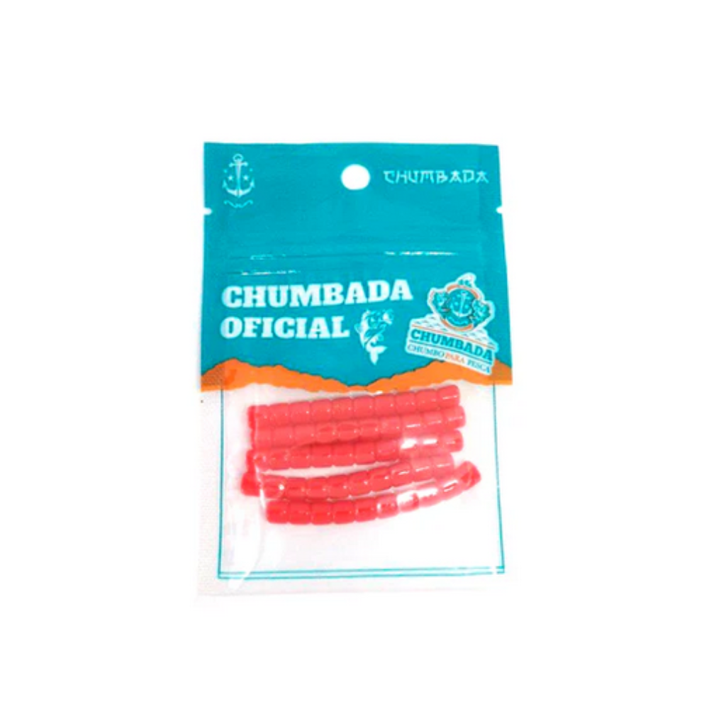 CHUMBADA KIT ATRATIVO HOLOGRAFICO  5MM VERMELHO HOLOGRAFICO