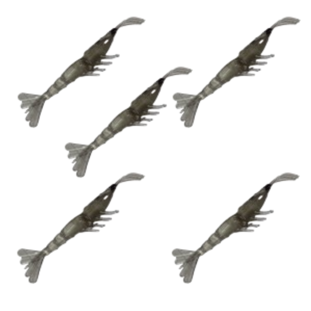 KIT PIRATAS FISHING REALITY COR CINZA 8,5CM 5UN