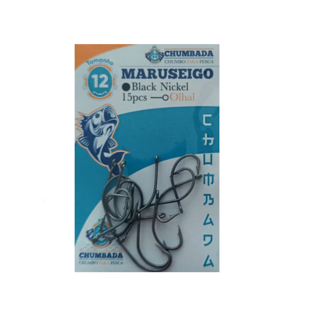 CHUMBADA ANZOL MARUSEIGO OLHAL  15UN TAMANHO 12 PRETO