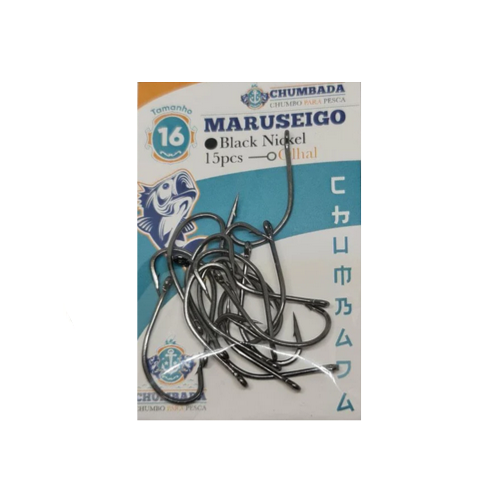 CHUMBADA ANZOL MARUSEIGO OLHAL  15UN TAMANHO 16 PRETO