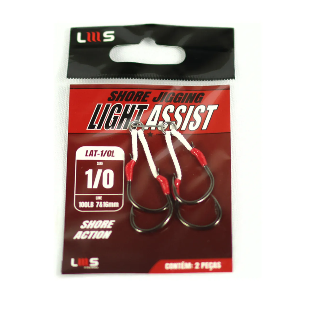 LMS Anzol Assistente Jig Costeiro Leve 1/0L c/2kits Luminoso