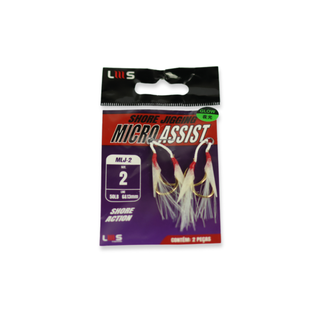 LMS Anzol Assistente Jig Costeiro Micro 2 c/2kits Luminoso