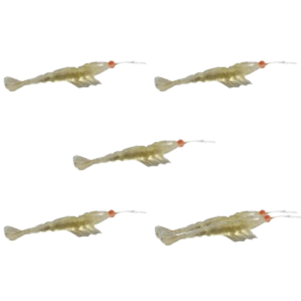 KIT PIRATAS FISHING REALITY COR OURO CLARO 8,5CM 5UN
