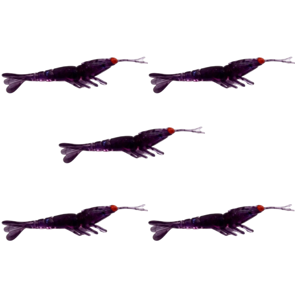 KIT PIRATAS FISHING REALITY COR ROXO 8,5CM 5UN