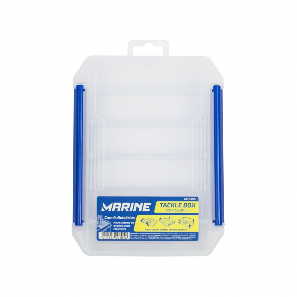 MARINE ACESSORIO CAIXA TACKLE BOX MTB255N 25.5x19.5x3.5cm
